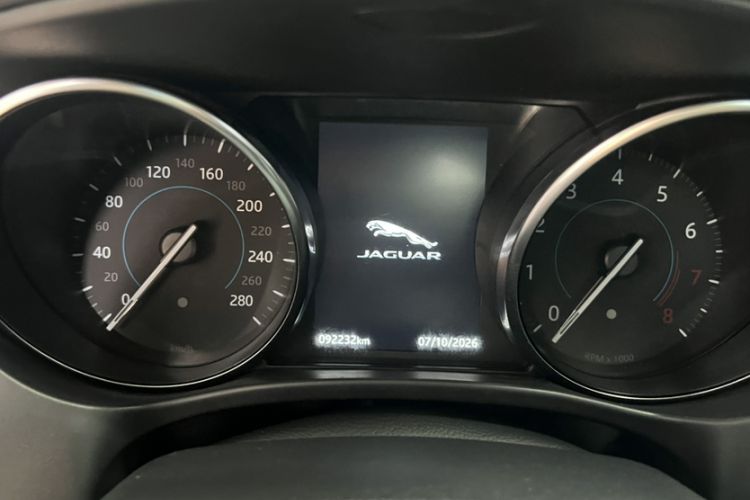 Used Jaguar F-PACE 2020 2.0T Urban Deluxe Edition Odometer Close Up