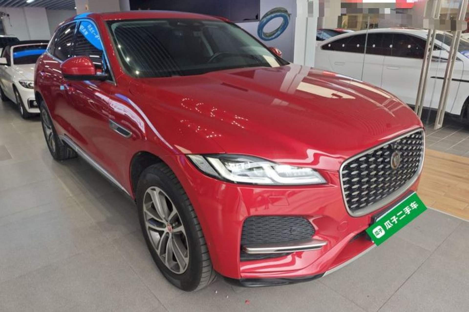 Used Jaguar F-PACE 2021 250 PS Front Right 45 Deg