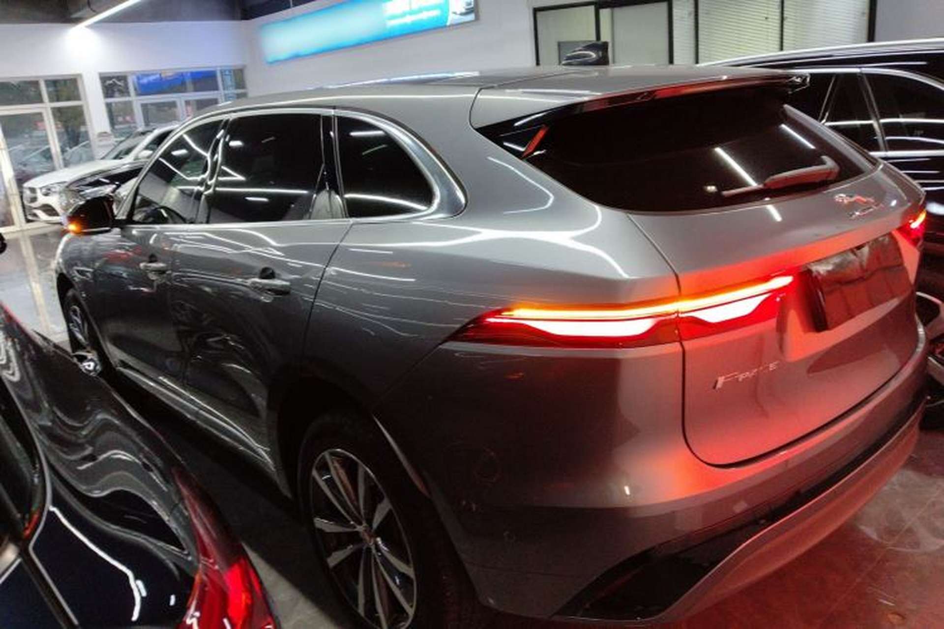 Used Jaguar F-PACE 2021 250 PS R-Dynamic S Rear Left 45 Deg