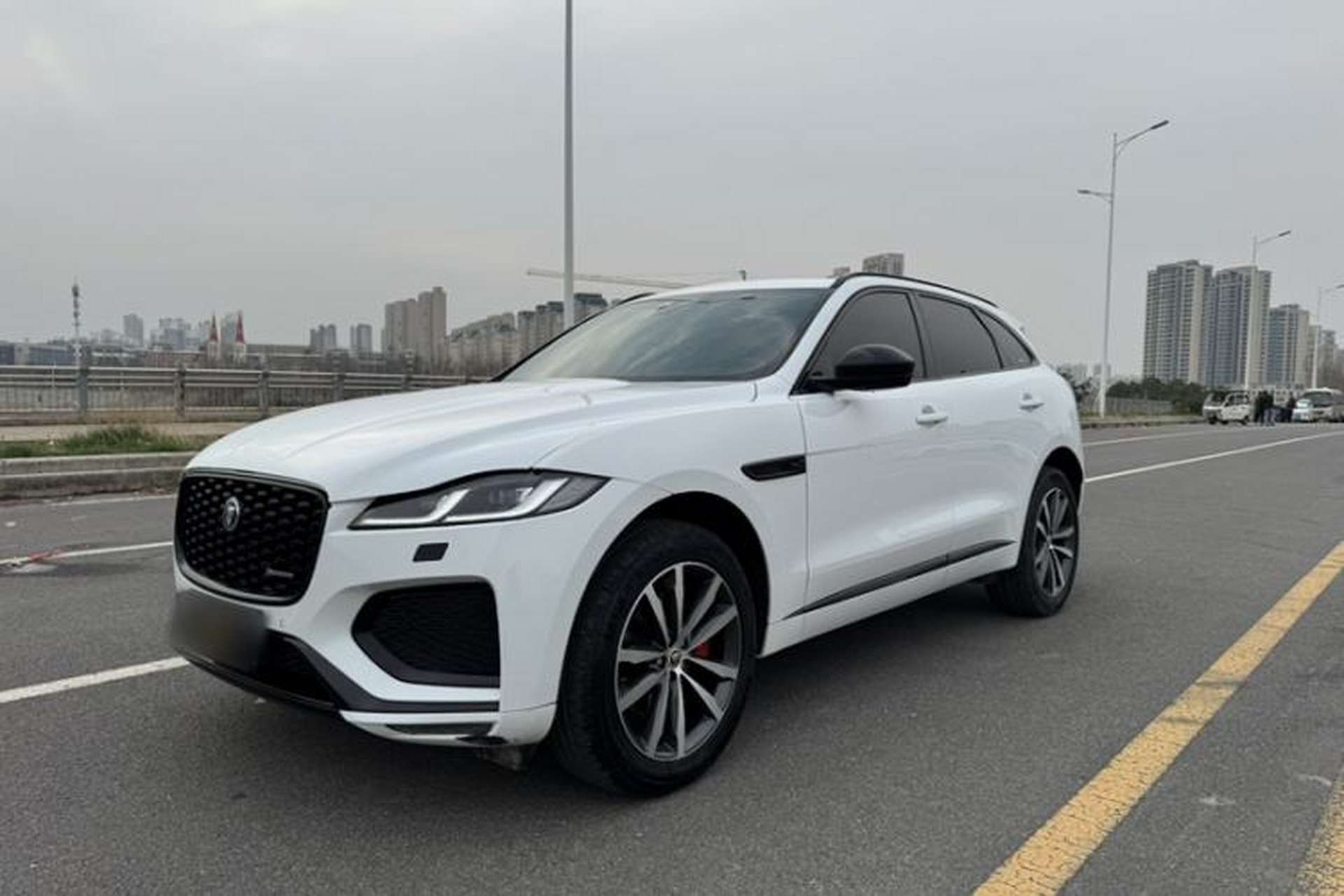 Used Jaguar F-PACE 2024 P250 R-Dynamic SE Front Left 45 Deg