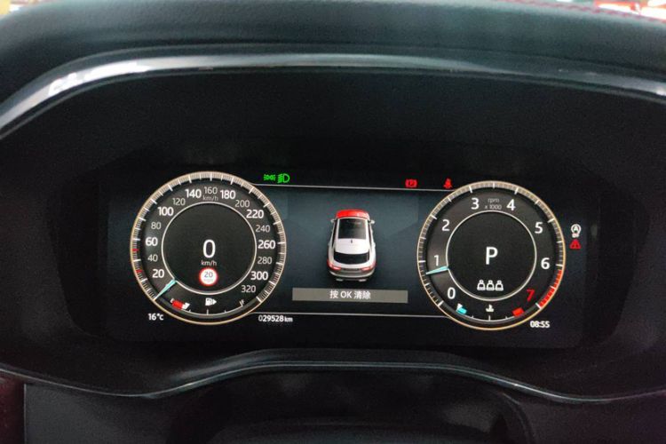 Used Jaguar F-PACE 2024 P250 R-Dynamic SE Odometer Close Up