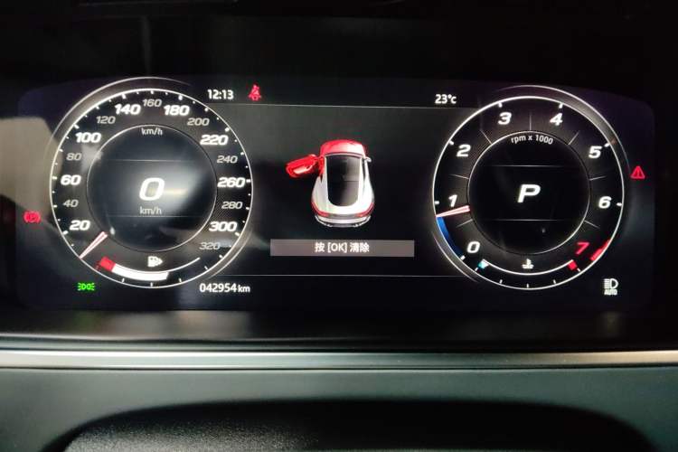 Used Jaguar F-TYPE 2021 P380 All-Wheel-Drive R-Dynamic Hardtop Version Instrument Cluster
