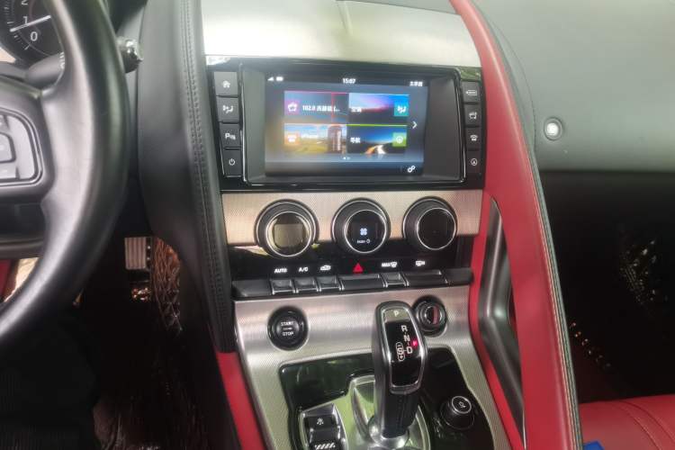 Used Jaguar F-TYPE 2016 3.0 SC Hardtop Version Audio And AC Panel