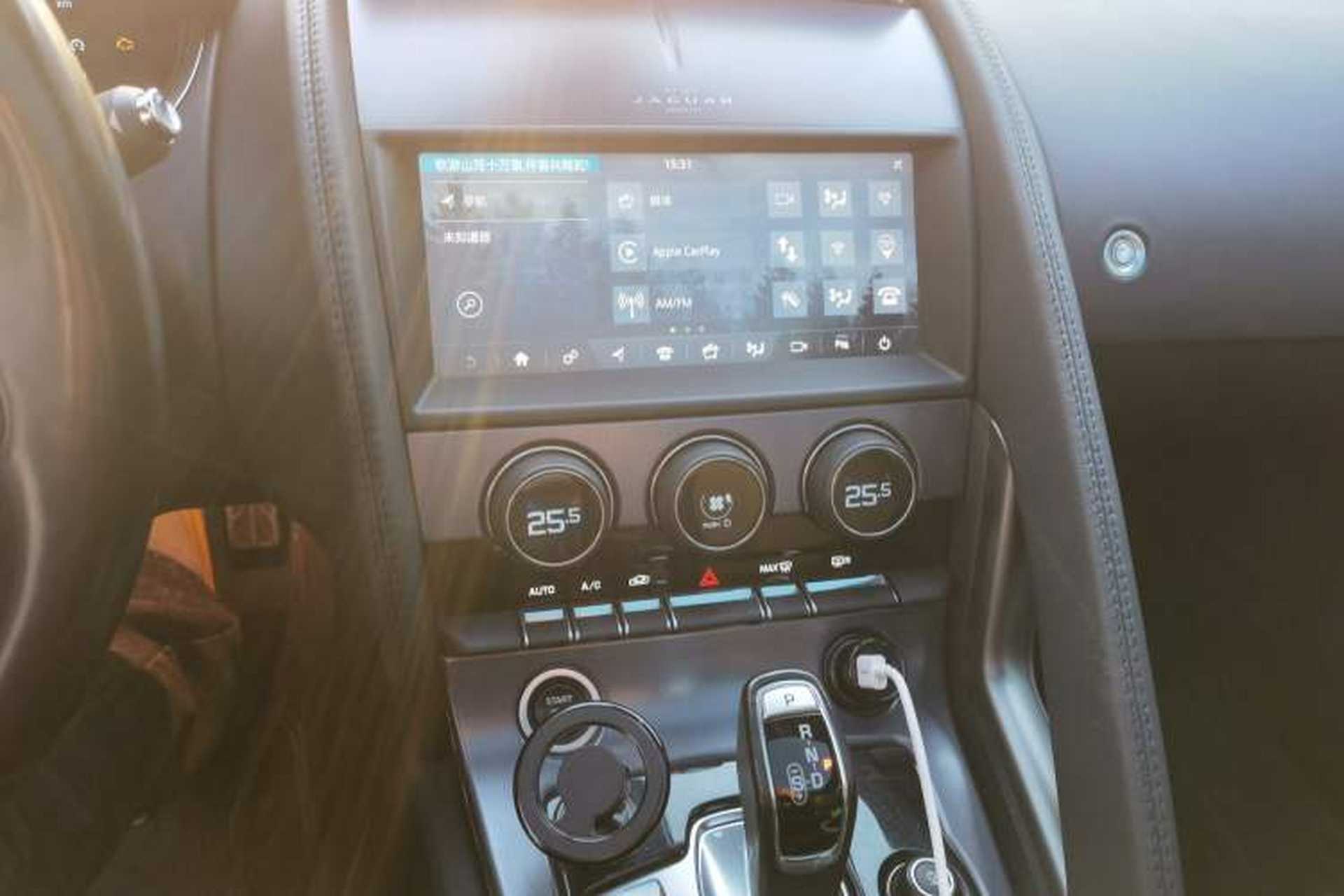 Used Jaguar F-TYPE 2021 P300 Rear-Drive Hardtop Version Audio And AC Panel