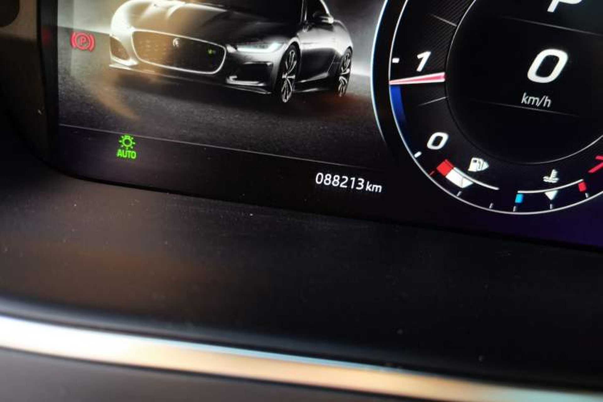 Used Jaguar F-TYPE 2021 P300 Rear-Drive Hardtop Version Odometer Close Up
