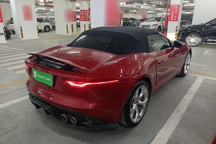 Used Jaguar F-TYPE 2021 P300 Rear-Drive Convertible Edition Rear Right 45 Deg
