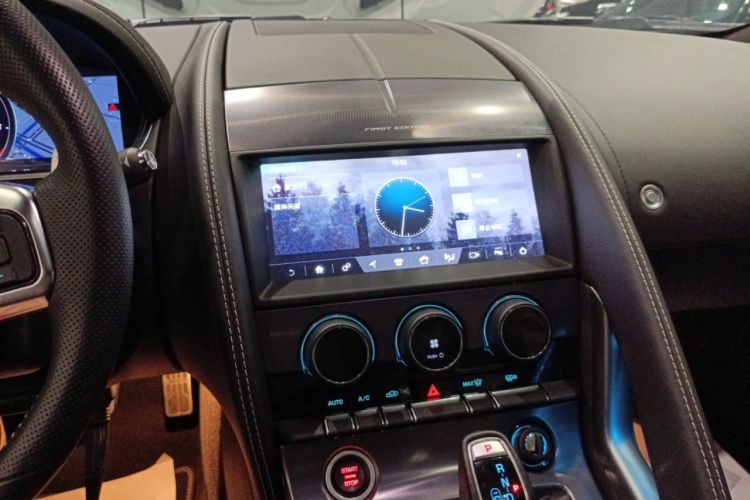 Used Jaguar F-TYPE 2021 P300 Rear-Drive First Edition Hardtop Version Audio And AC Panel