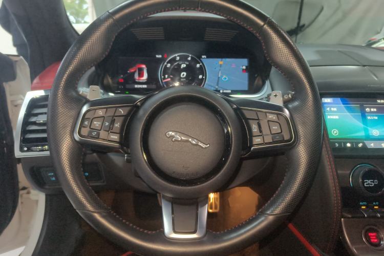 Used Jaguar F-TYPE 2021 P300 Rear-Drive First Edition Hardtop Version Steering Wheel