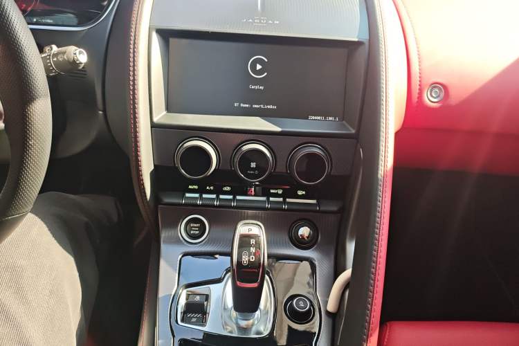 Used Jaguar F-TYPE 2022 P300 Hardtop Version R-DYNAMIC BLACK Audio And AC Panel