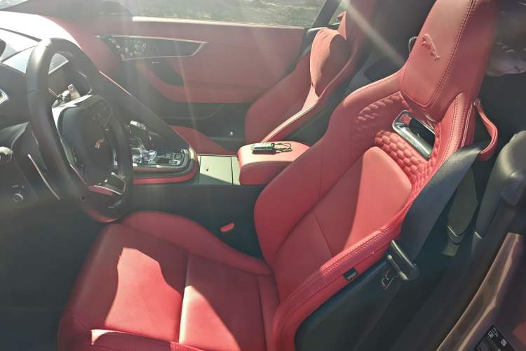 Used Jaguar F-TYPE 2022 P300 Hardtop Version R-DYNAMIC BLACK Left Rear Seat
