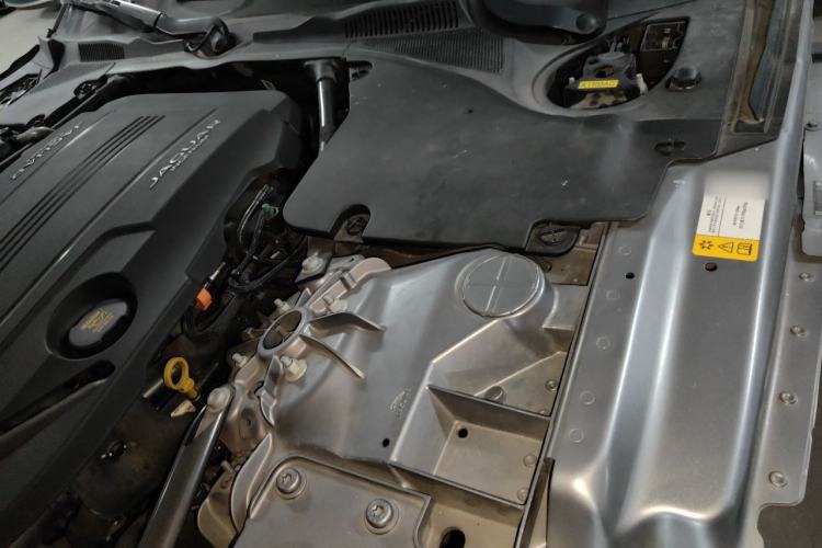 Used Jaguar F-TYPE 2022 P300 Hardtop Version R-DYNAMIC BLACK Engine Bay Left