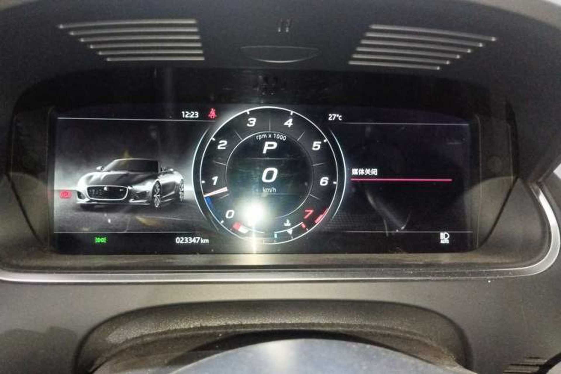 Used Jaguar F-TYPE 2022 P300 Convertible R-DYNAMIC BLACK Instrument Cluster