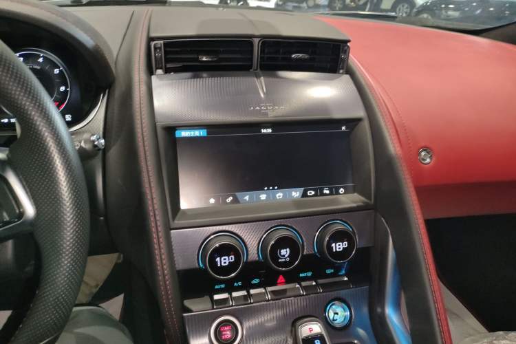 Used Jaguar F-TYPE 2023 P300 Hardtop Version R-DYNAMIC BLACK Audio And AC Panel