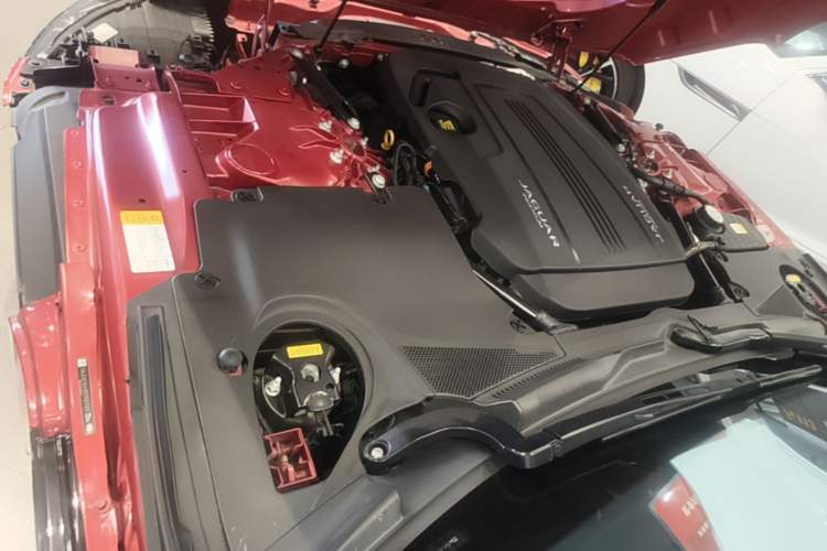 Used Jaguar F-TYPE 2023 P300 Hardtop Version R-DYNAMIC BLACK Engine Bay