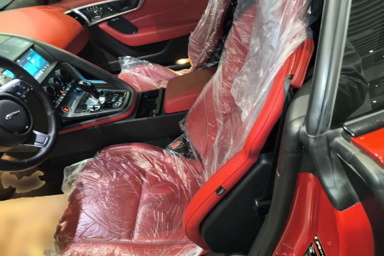 Used Jaguar F-TYPE 2023 P300 Hardtop Version R-DYNAMIC BLACK Left Rear Seat