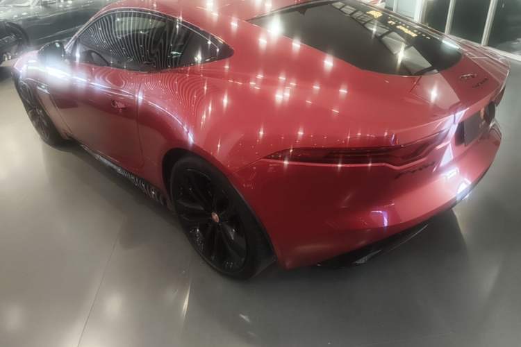 Used Jaguar F-TYPE 2023 P300 Hardtop Version R-DYNAMIC BLACK Rear Left 45 Deg