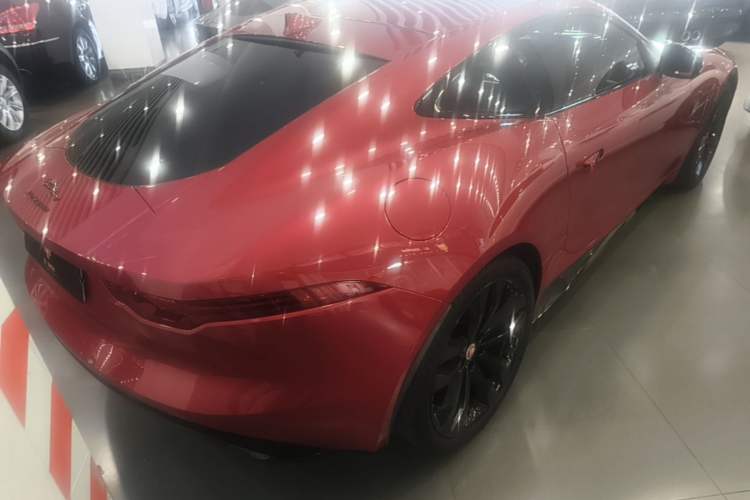 Used Jaguar F-TYPE 2023 P300 Hardtop Version R-DYNAMIC BLACK Rear Right 45 Deg