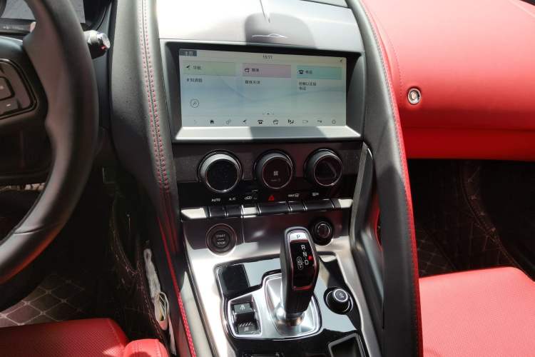 Used Jaguar F-TYPE 2024 P300 75th Anniversary Limited-Edition Hardtop Version Audio And AC Panel