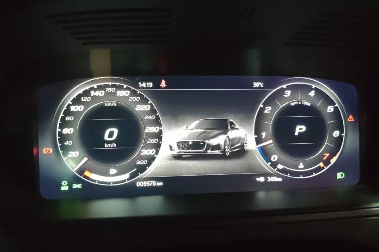 Used Jaguar F-TYPE 2024 P300 75th Anniversary Limited-Edition Hardtop Version Instrument Cluster