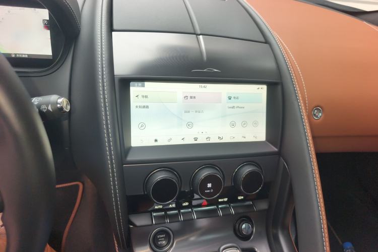 Used Jaguar F-TYPE 2024 P300 75th Anniversary Limited-Edition Hardtop Version Audio And AC Panel