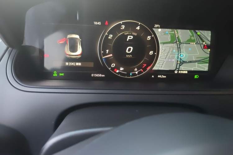 Used Jaguar F-TYPE 2024 P300 75th Anniversary Limited-Edition Hardtop Version Odometer Close Up