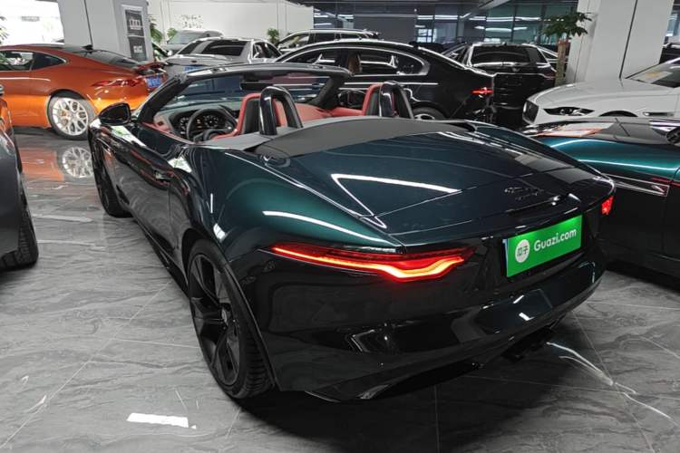 Used Jaguar F-TYPE 2024 P300 75th Anniversary Collector's Convertible Edition Rear Left 45 Deg