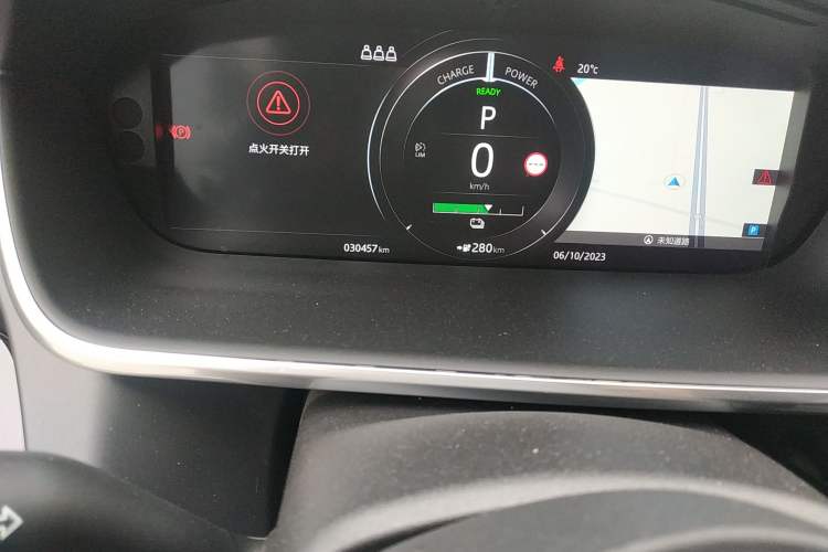 Used Jaguar I-PACE 2018 EV400 S Odometer Close Up