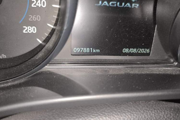Used Jaguar XE 2015 2.0T 200 PS R-Sport Odometer Close Up