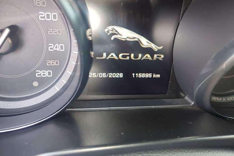 Used Jaguar XE 2015 2.0T 200 PS R-Sport Odometer Close Up