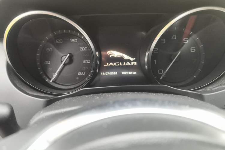 Used Jaguar XE 2015 2.0T 200 PS R-Sport Odometer Close Up