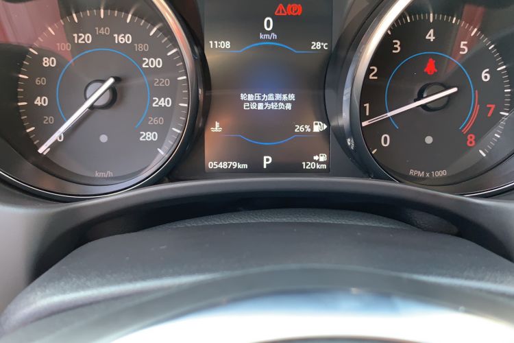 Used Jaguar XE 2017 2.0T 200 PS R-Sport Odometer Close Up