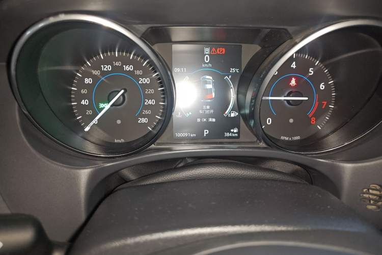 Used Jaguar XE 2017 2.0T 200 PS R-Sport Odometer Close Up