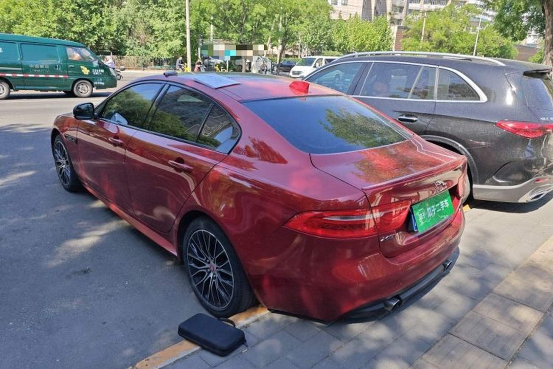 Used Jaguar XE 2019 2.0T 300 PS All-Wheel-Drive Landmark Edition Rear Left 45 Deg