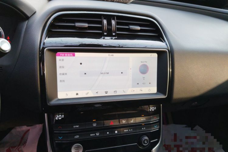 Used Jaguar XEL 2018 2.0T 200 PS Premium Edition Audio And AC Panel