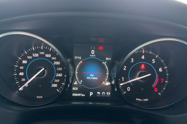 Used Jaguar XEL 2018 2.0T 200 PS Luxury Edition Odometer Close Up