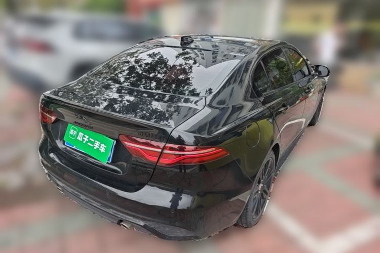 Used Jaguar XEL 2021 2.0T 250 PS Black Edition Sport Version Rear Right 45 Deg
