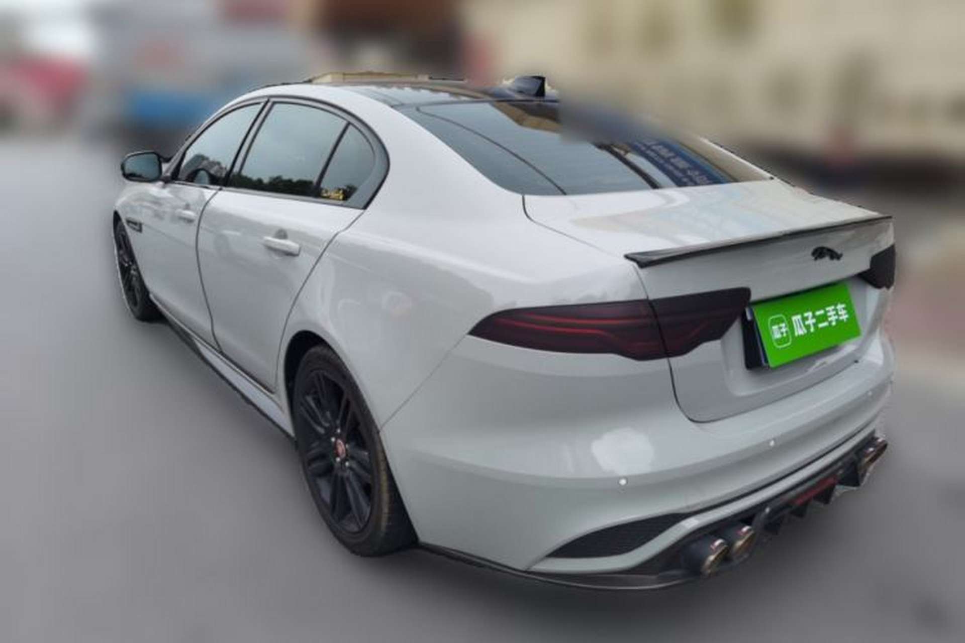 Used Jaguar XEL 2021 2.0T 250 PS Black Edition Sport Version Rear Left 45 Deg