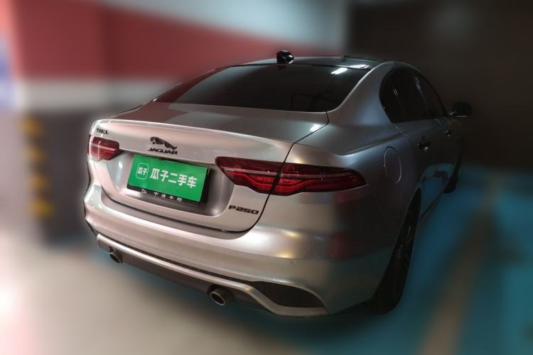 Used Jaguar XEL 2021 2.0T 250 PS Black Edition Sport Version Rear Right 45 Deg