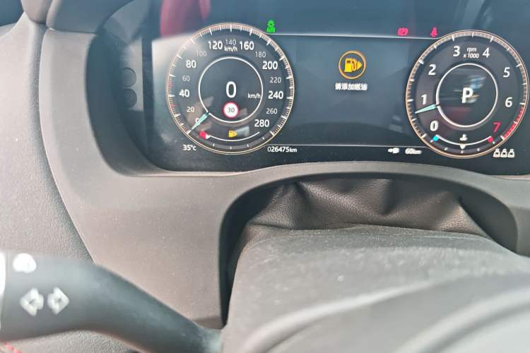 Used Jaguar XEL 2022 2.0T 250 PS R-DYNAMIC S Advanced Sport Edition Odometer Close Up