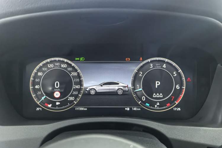 Used Jaguar XEL 2023 2.0T 250 PS R-DYNAMIC S Advanced Sport Edition Odometer Close Up