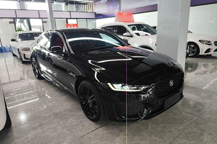 Used Jaguar XEL 2024 2.0T 250 PS R-DYNAMIC S Ebony Black Sport Edition Front Right 45 Deg