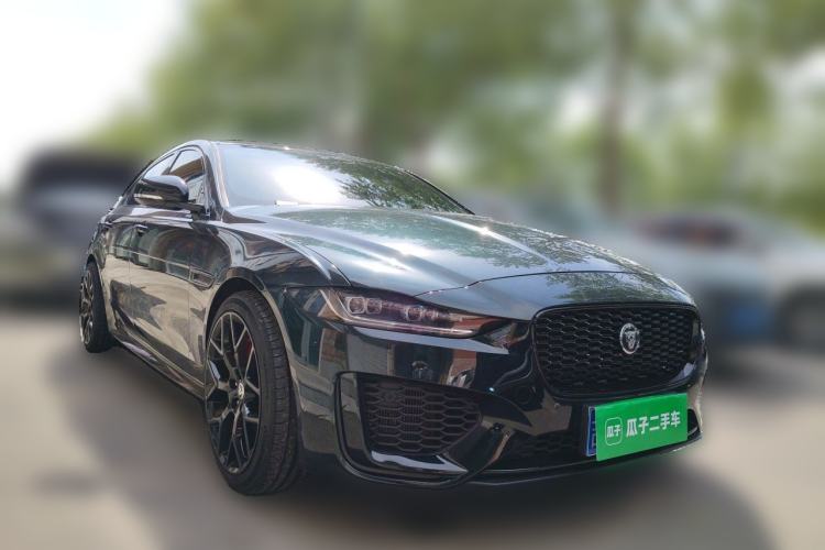 Used Jaguar XEL 2024 2.0T 250 PS R-DYNAMIC S Ebony Black Sport Edition Front Right 45 Deg
