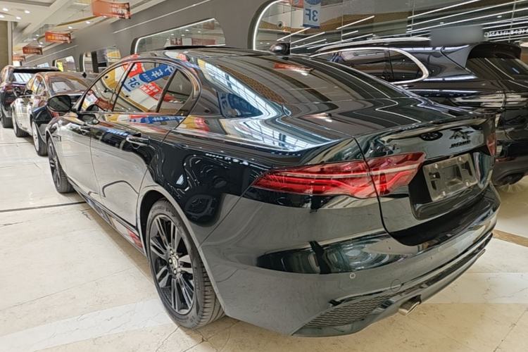Used Jaguar XEL 2024 2.0T 250 PS R-DYNAMIC S Ebony Black Sport Edition Rear Left 45 Deg