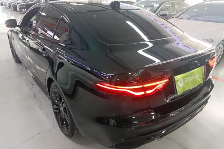 Used Jaguar XEL 2024 2.0T 250 PS R-DYNAMIC S Ebony Black Sport Edition Rear Left 45 Deg