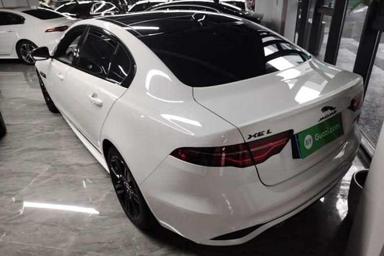 Used Jaguar XEL 2024 2.0T 250 PS R-DYNAMIC S Ebony Black Sport Edition Rear Left 45 Deg