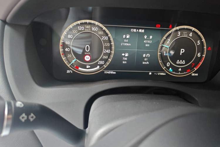 Used Jaguar XEL 2025 2.0T 250 PS R-DYNAMIC 90th Anniversary Edition Odometer Close Up