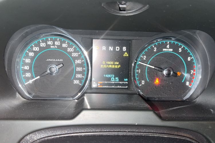 Used Jaguar XF 2015 XF 3.0 SC R-Sport Luxury Edition Odometer Close Up