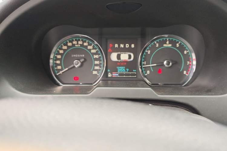 Used Jaguar XF 2012 XF 3.0L V6 Luxury Edition Odometer Close Up