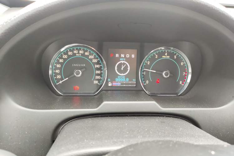 Used Jaguar XF 2012 XF 3.0L V6 London Limited Edition Odometer Close Up
