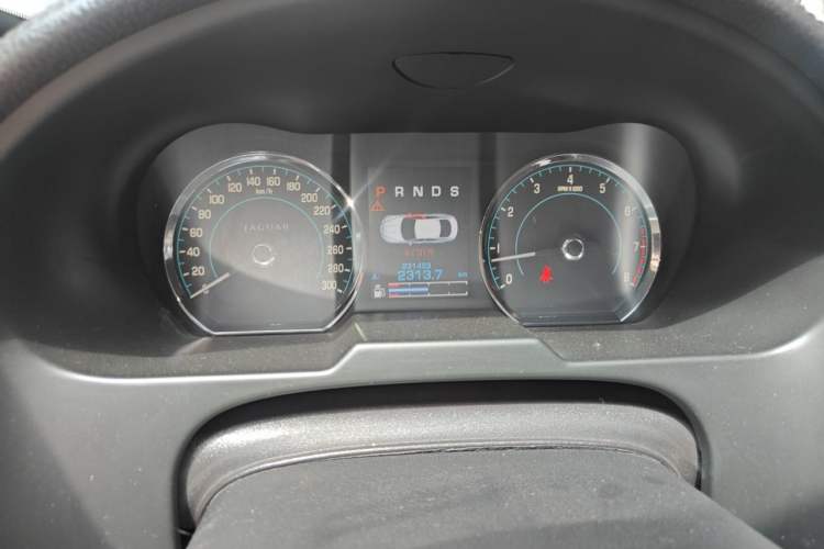 Used Jaguar XF 2012 XF 3.0L V6 London Limited Edition Odometer Close Up